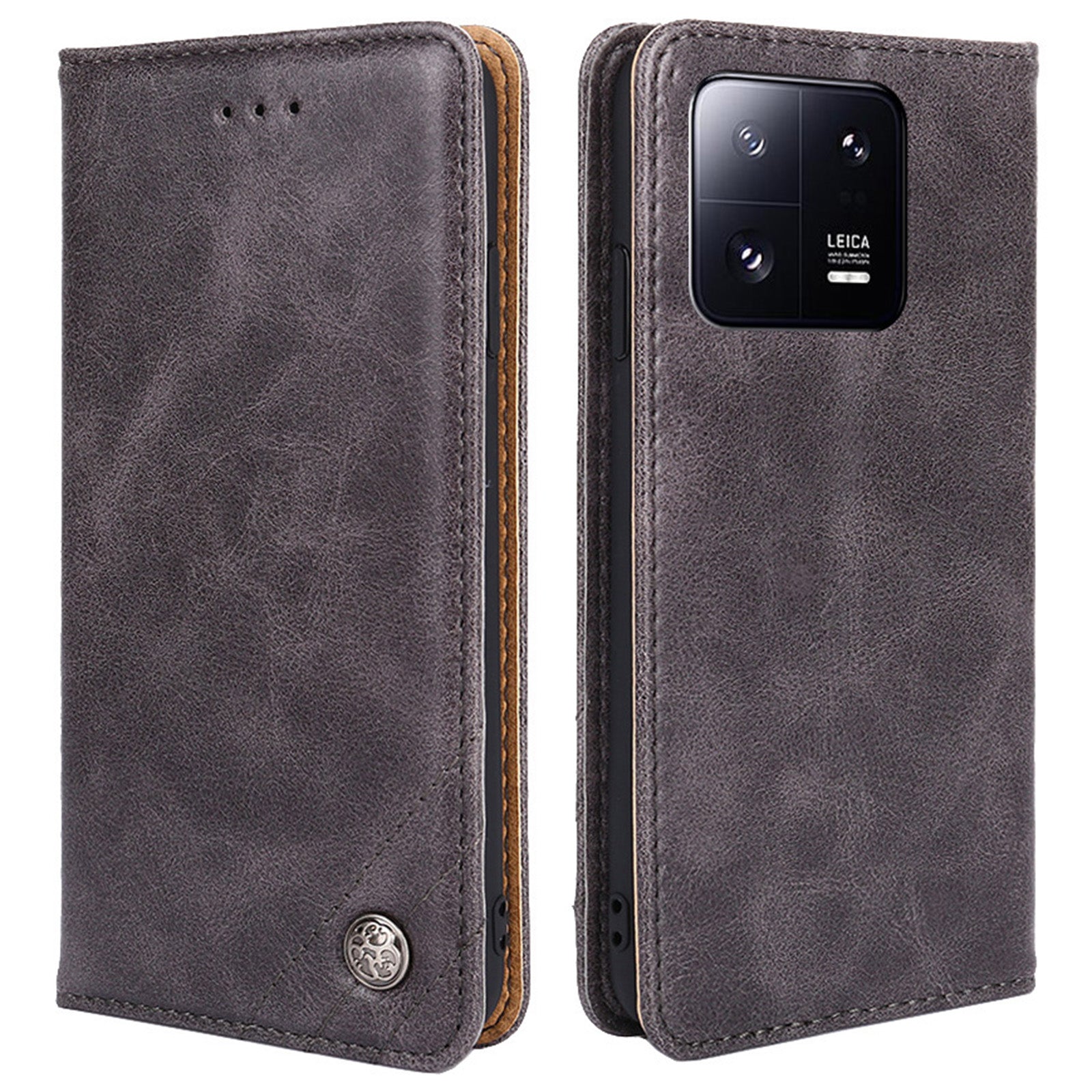Triangle Stitching Line PU Leather Case for Xiaomi 13 Pro 5G Supporting Hands-free Stand Wallet Cell Phone Cover Triangle Stitching Line PU Leather Case for Xiaomi 13 Pro 5G Supporting Hands-free Stand Wallet Cell Phone Cover